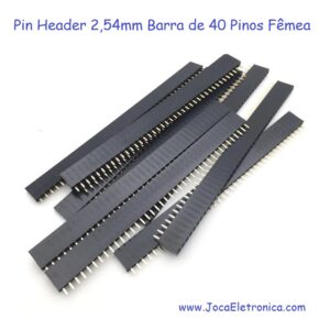 Pin Header 2,54mm Barra de 40 Pinos Fêmea
