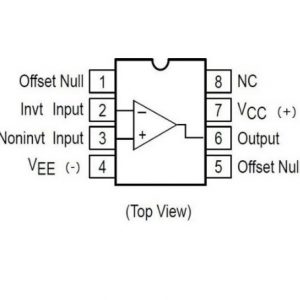 Amplificador Operacional TL081 CP DIP.