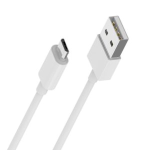 Cabo USB-A Para Mini-USB-B de 20cm Branco