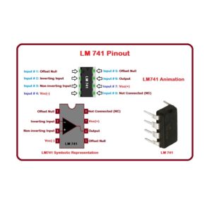 Amplificador Operacional LM741 DIP8