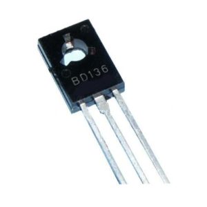 Transistor de Potência – PNP BD136 – 45V 1.5A