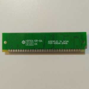 Memória SIMM 1MB 80ns 30-pin Hitachi HB56A19B-8A
