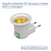 Casquilho Adaptador E27 (grosso) p/ tomada 220V c/ interruptor - Image 2
