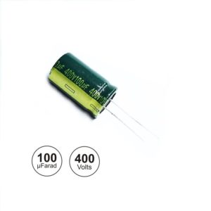 Condensador Electrolítico 100uF 400V 105º