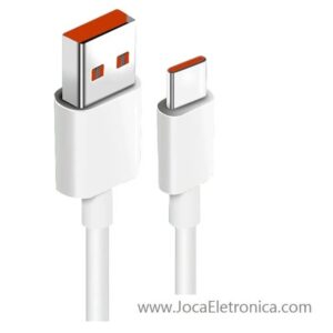 Cabo USB Type C de 1Metro Branco