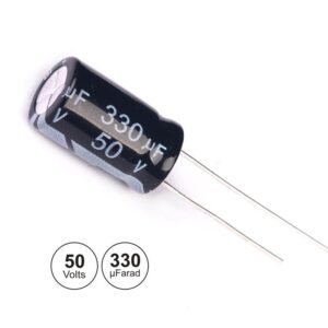 Condensador Eletrolítico 330uF 50V
