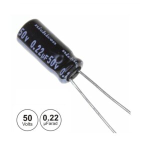 Condensador Eletrolítico 0.22uF 50V 105º