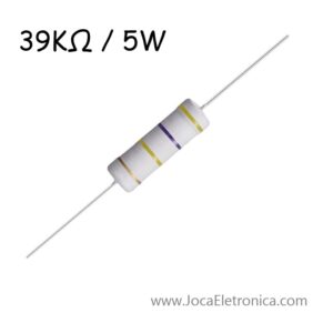 Resistor / Resistência de fio 39K / 5W