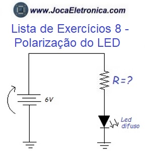 Lista de exercícios 8 – Polarização do LED