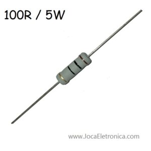 Resistor / Resistência de fio 100R / 5W