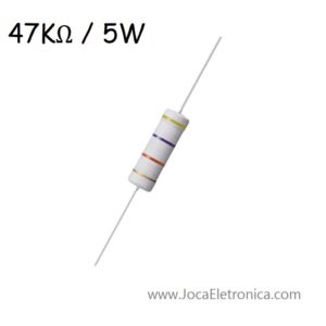 Resistor / Resistência de fio 47K / 5W
