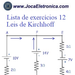 Lista de exercícios 12 – Leis de Kirchhoff