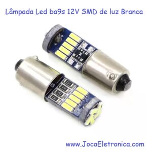 Lâmpada Led ba9s 12V SMD de luz Branca
