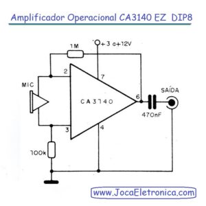 Amplificador Operacional CA3140EZ