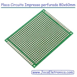 Placa Circuito Impresso perfurada 80x60mm