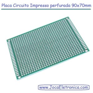 Placa Circuito Impresso perfurada 90x70mm
