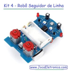 Kit4 – Robô Seguidor de Linha