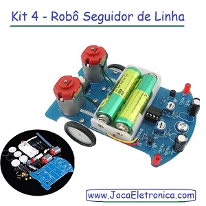 Kit 4 – Robô Seguidor de Linha