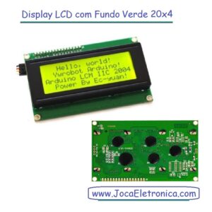 Display LCD com Fundo Verde 20×4