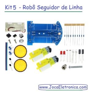 Kit5 – Robô Seguidor de Linha