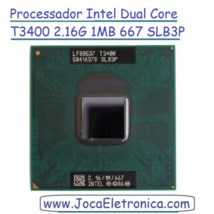 Processador Intel Dual Core T3400 2.16G 1MB 667 SLB3P
