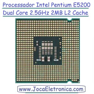 Processador Intel Pentium E5200 Dual Core 2.5GHz 2MB L2 Cache