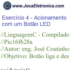 022_Acionamento_com_um_botao_LED