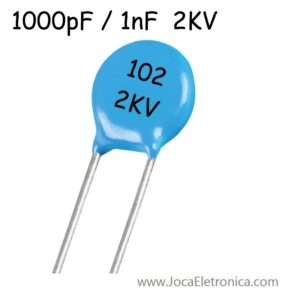 Condensador / Capacitor Ceramico 1000pF / 1nF  2000V