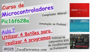 Exercício 7 – Utilizar 4 botões para realizar 4 programas