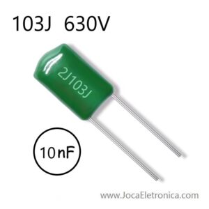 Condensador 103J /Capacitor Poliéster 10nF 630V