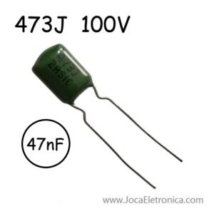 Condensador 473J / Capacitor Poliéster 47nF 100V