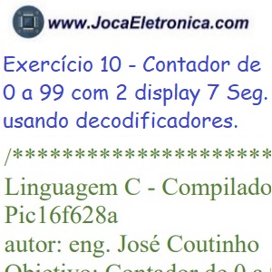 Contador de 0 a 99 usando decodificador 4511