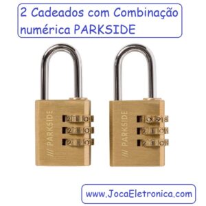 2 Cadeados com Combinação numérica PARKSIDE