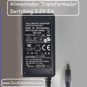 Alimentador Transformador Switching 3.2V 2A