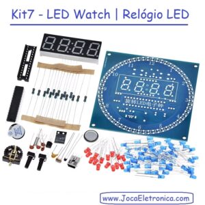 Kit7 LED Watch Relogio LED