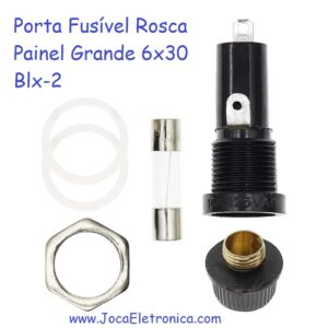 Porta Fusível Rosca Painel Grande 6×30 Blx-2