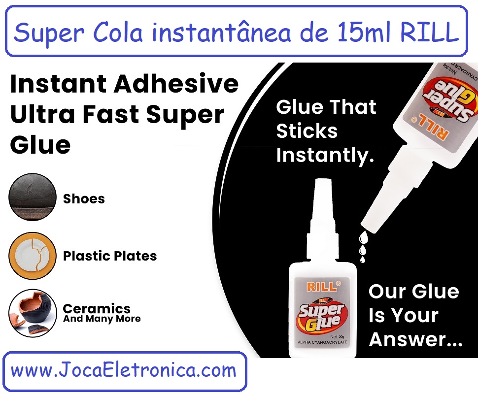 Super Cola instantânea de 15ml RILL