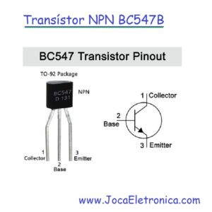 Transístor NPN BC547B