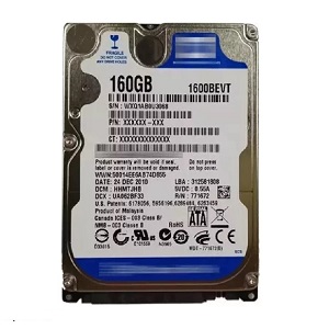 Disco HDD SATA 2.5 1600BPVT 160 GB p