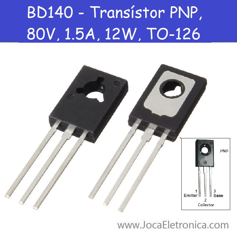 BD140 - Transístor PNP TO-126