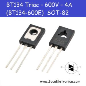BT134 Triac – 600V – 4A (BT134-600E)  SOT-82