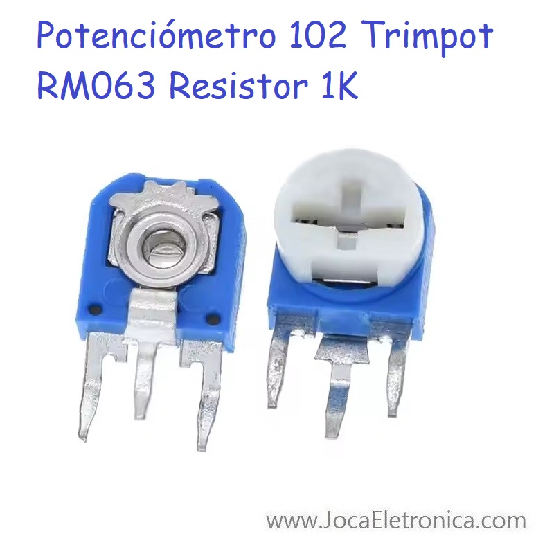 Potenciómetro 102 Trimpot RM063 Resistor 1K