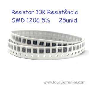Resistor 10K SMD 1206 5% 25unid