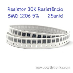 Resistor 30K SMD 1206 5% 25unid