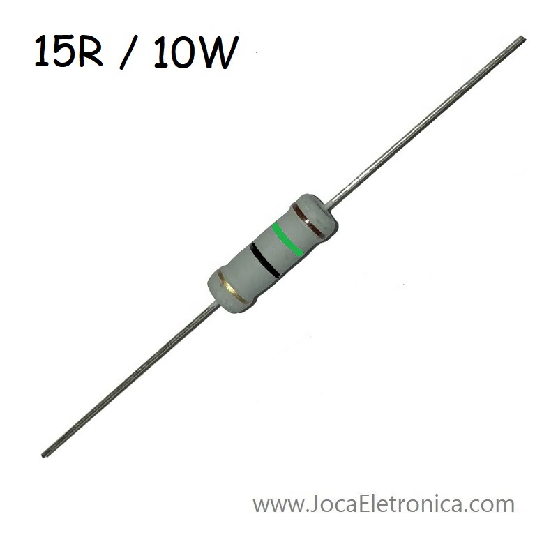 Resistor / Resistência 15R / 10W