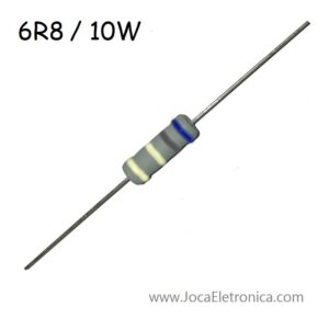 Resistor  / Resistência 6R8 / 10W
