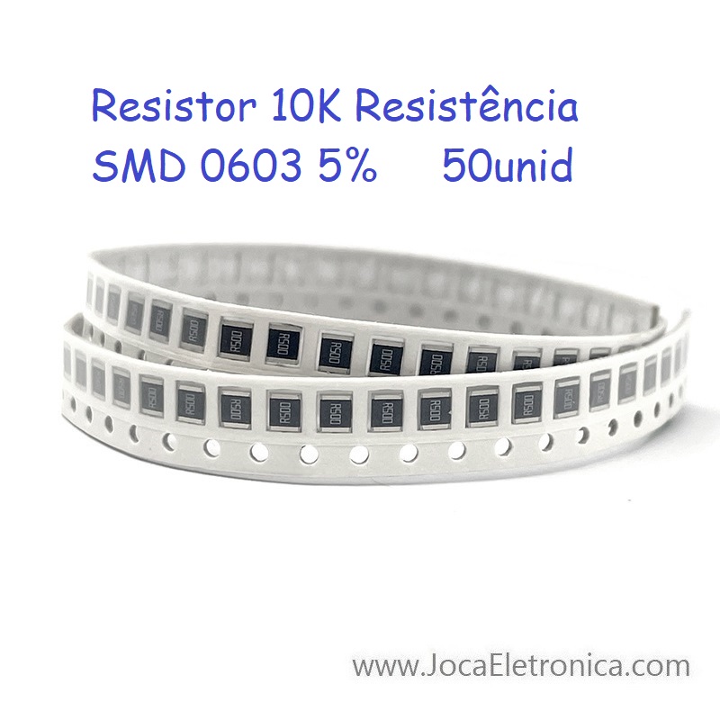 Resistor 10K SMD 0603 50unid
