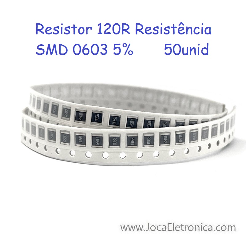 Resistor 120R SMD 0603 50unid