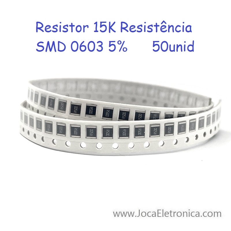 Resistor 15K SMD 0603 50unid