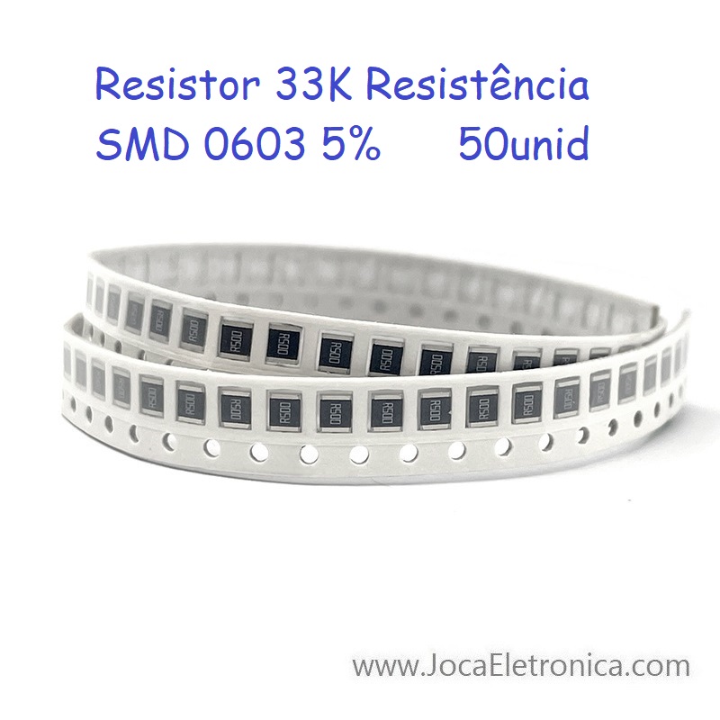 Resistor 33K SMD 0603 50unid